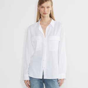Babaton Utility White Shirt